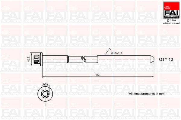 Cylinder Head Bolt Set